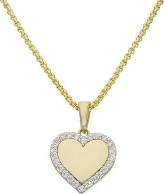 Produktbild von Herzanhänger 333 Gold Zirkonia JL16-02-0806 JuwelmaLux