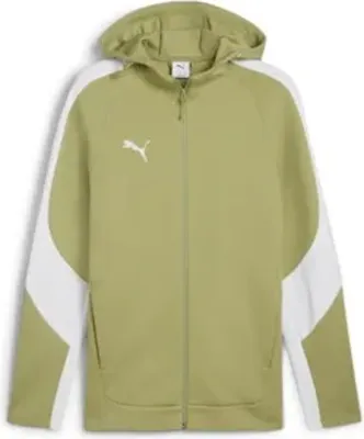 Produktbild von Puma Teamevostripe Kapuzenjacke Herren - Olive