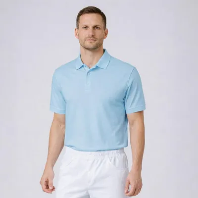 Produktbild von Herren Poloshirt light blue Gr. M : M : light blue : 100% Baumwolle