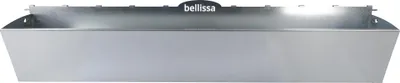 Produktbild von Bellissa Pflanzkasten Origami L, silber, 104 x 17,5 x 23 cm, verzinkter Stahl