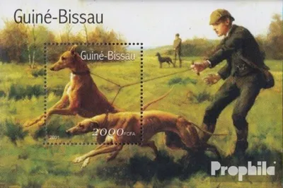 Produktbild von Briefmarken Guinea-Bissau 2001 Mi Block336 (kompl.Ausg.) postfrisch Hunde
