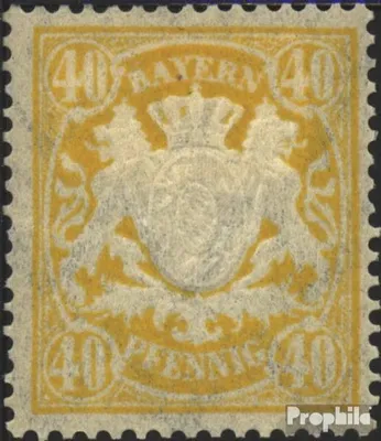 Produktbild von Briefmarken Bayern 1900 Mi 67y gestempelt Staatswappen