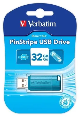 Immagine prodotto di Disco flash USB Verbatim 49057 PinStripe 32GB