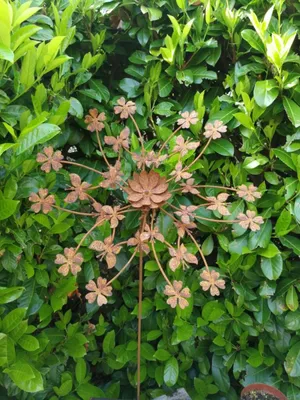 Produktbild von Edelrost Windrad Blumenwiese