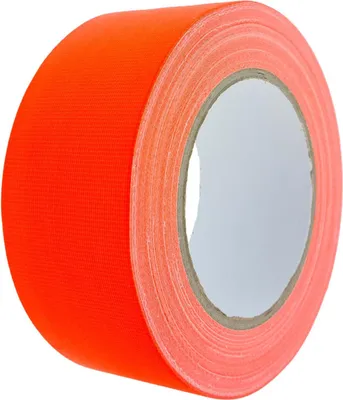 Obrázok produktu pre Svetloživá lepiaca páska neonovej oranžovej farby, šírka 50 mm, dĺžka 25 m, vhodná na eventy a dekorácie – silná priľnavosť, univerzálne použitie