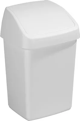 Image de Sunware | Poubelle avec couvercle basculant | 10L, blanc