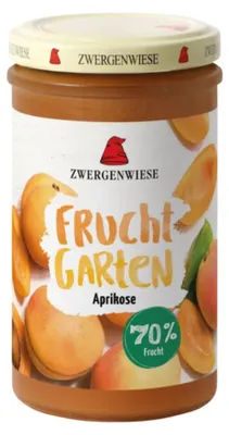 Produktbild von Zwergenwiese FruchtGarten Aprikose 225g