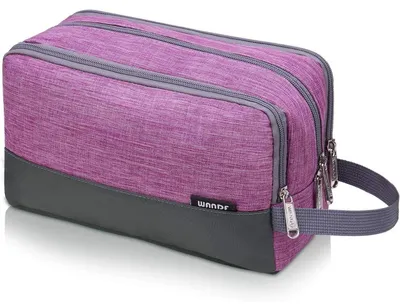 Produktbild von Kulturbeutel Reise Kosmetiktasche Toilettenorganizer Lila