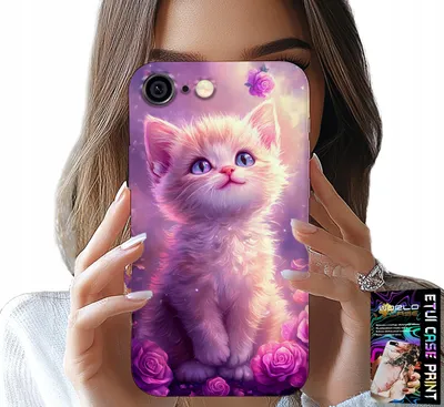 Immagine prodotto di Custodia Per Iphone 6 / 6S - Simpatici Disegni Di Gattini, Gatti, Animali
