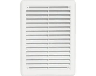 Immagine prodotto di Griglia di ventilazione HACO VM KB con rete e coperchio 175x250 mm plastica bianca