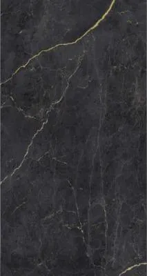Produktbild von Duschrückwand BREUER Marmoroptik Seidenmatt schwarz, gold 210 x 125 cm 9482564000213