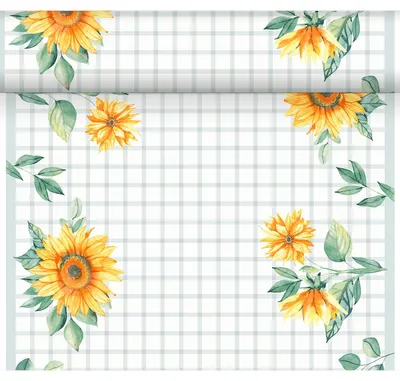 Immagine prodotto di Duni Dunicel runner da tavola Girasole giorno 0,4x24m