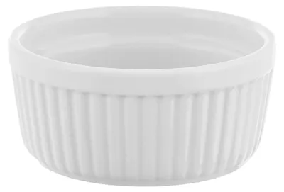 Produktbild von Porzellinform - Ofenfeste Auflaufform 250 ml - Für Desserts & Vorspeisen - Aus robuster Keramik - Weiß - 1 Stück