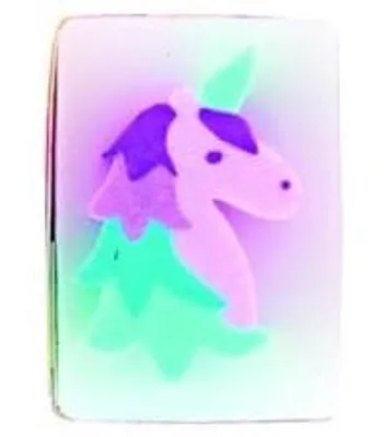 Obrázek produktu pro Ooly Guma na mazání Jednorožci Fialová 4,5 cm 6+