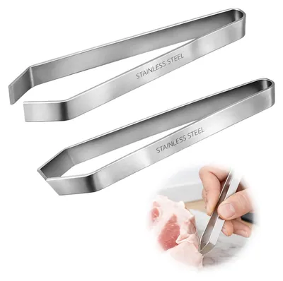 Grätenzangen-Set, 2-teilig, Edelstahl, 11 cm, spülmaschinengeeignet