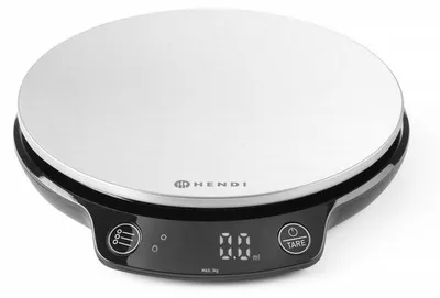 Imagen del producto de Báscula de cocina, capacidad de 3 kg, dimensiones 165x180x(altura)31 mm