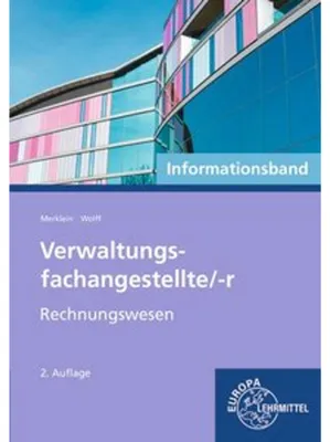 Produktbild von Verwaltungsfachangestellte/-r - Rechnungswesen. Informationsband