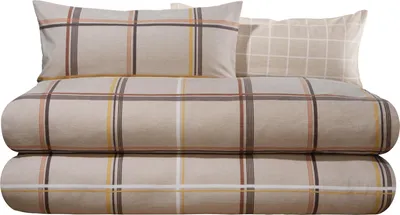 Produktbild von Erwin Müller Wendebettwäsche Sparpaket 4-teilig beige 2x 135x200 cm + 2x 40x80 cm
