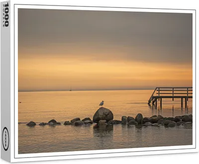 Produktbild von raxxa Premium-Puzzle "Morgenidylle in Niendorf", 1000 Teile