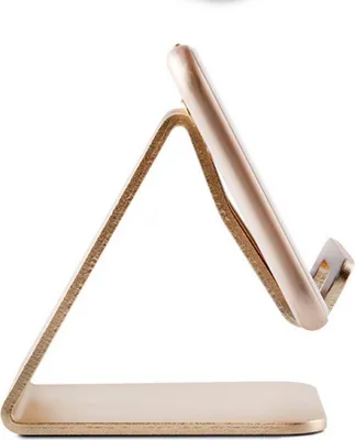Produktbild von Handyhalter Stand Aluminiumlegierung Metall Tablet Schreibtisch Halter Handyständer Golden