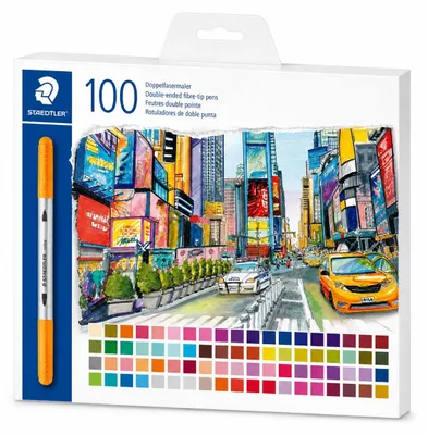 Productafbeelding van STAEDTLER Folienstift Lumocolor F, permanent, set van 4 stuks