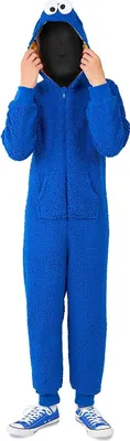 Produktbild von Krümelmonster Onesie für Kinder Kindergröße: 110-128