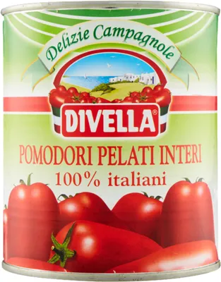 Image de Tomates pelées entières Divella, 800 g