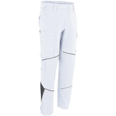 Immagine prodotto di Pantaloni Kübler Iconiq in cotone bianco/antracite taglia 46