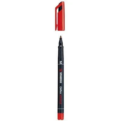 Produktbild von Folienstift - STABILO OHPen universal - permanent medium - 10er Pack - rot