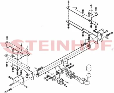 Produktbild von Z546600 Anhängerkupplung passend für HONDA Civic 11/2000-2005 abnehmbar