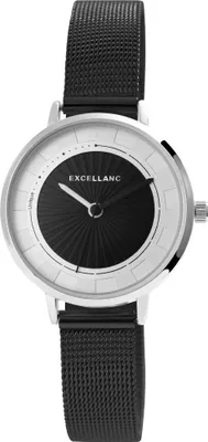 Produktbild von Excellanc Damenuhr mit Edelstahl Meshband