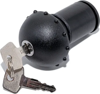 Image de Supertec bouchon de réservoir avec serrure noir compatible avec Vespa Citta/Ciao