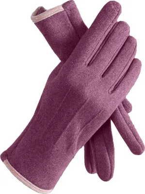Produktbild von Damen-Winterhandschuhe, Thermohandschuhe mit Fleecefutter, Touchscreen-Handschuhe, warme und winddichte Handschuhe zum Tippen, Radfahren, Autofahren, für Outdoor-Arbeit