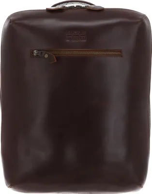 Produktbild von BUCKLE & SEAM Laptoprucksack Rucksack mit Laptopfach Mik Backpack Brown / Dot braun