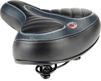 Produktbild von Verk 14437 Gefederter Fahrradsattel, schwarz
