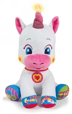 Image de Ma douce licorne interactive - peluche musicale et lumineuse - clementoni - 52329