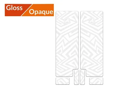 Produktbild von ALGIS Gloss Fork Guards Kit - Weiße Linien