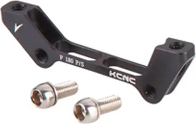 Produktbild von Kcnc Is160 Pm180 Apis2 Scheibenbrems-bremssattel-adapter Schwarz  Schwarz One Size