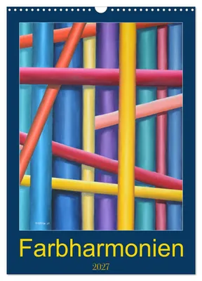 Produktbild von Farbharmonien (Wandkalender 2027 DIN A3 hoch), CALVENDO Monatskalender