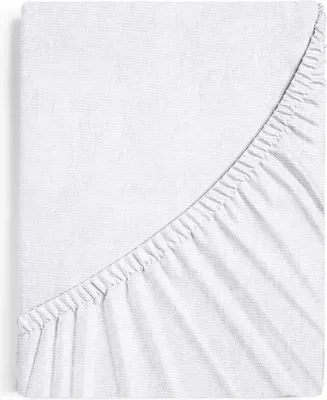 Produktbild von Terra Beds Premium Spannbettlaken - 100% Hochwertiges Baumwoll Jersey Bettlaken 180x200 cm, Weiß