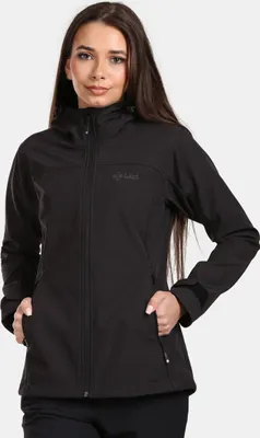 Zdjęcie produktu dla Damska kurtka softshell Kilpi RAVIA-W, CZARNA, rozmiar 34