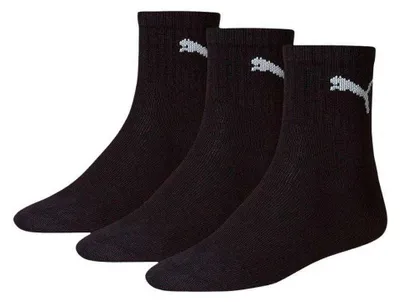 Produktbild von Puma - Socken für Herren/Damen Uni (3er-Pack) PP16666 (39 EU - 42 EU) (Schwarz)
