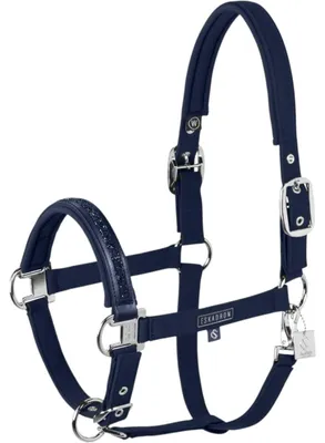 Produktbild von Eskadron Classic Sports Halfter " SOFTSHELL JEWEL ", Stallhalfter Größe - Warmblut Farbe - navy