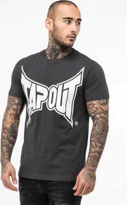 Produktbild von Herren T-Shirt normale Passform LOGO TEE Anthracite/Off-White L Tapout