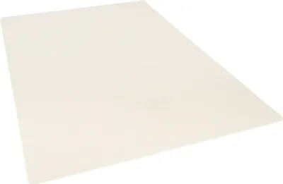 Produktbild von Trend Velours Teppich Kurzflor Modern Pflegeleicht Einfarbig, Größe:80x160 cm, Farbe:Creme