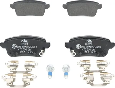 Produktbild von ATE Bremsbeläge Satz Hinten für RENAULT Captur II 13.0470-2651.2