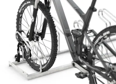Produktbild von Fahrradständer Bügelparker 2052 | 2 Räder einseitig | RA 350mm