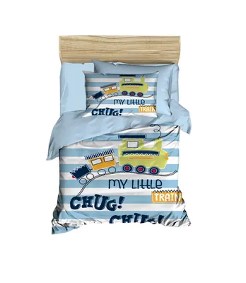 Produktbild von L'Essentiel Linge de Maison, PH162, Baby-Bettbezug-Set, Blau, 100 x 150 cm
