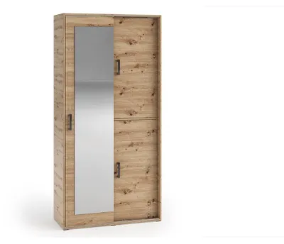 Produktbild von Masseno Garderobe-Set BENVENO 100/21040 Modern Garderobenschrank Eiche Artisan