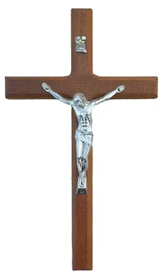 Kruzifix 20 cm Holzkreuz Wandkreuz religiöse Dekoration